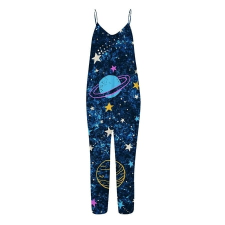 

Holloyiver Baby Clothes Baby Girls Halter Backless Romper Toddler Kid Jumpsuit Pants Clothes with Pocket Toddler Kids Girls Summer Fashion Cute Floral Print Suspenders Romper Jumpsuit 2-9 Years