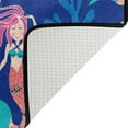 thumbnail image 4 of Coolnut Underwater Mermaids Fishes Lightweight Carpet Mats, 5'3" x 4' Area Soft Rugs, Floor Mat Rug Home Decoration for Kids Room Living Room, 63"x 48", 4 of 6