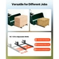 thumbnail image 3 of KFFKFF Pallet Forks, 2000 lbs Clamp on Pallet Forks, 43-Inch Total Length Heavy-Duty Tractor Fork with Adjustable Stabilizer Bar, 3 of 8