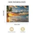 thumbnail image 3 of ARISTURING Beach Pictures Ocean Canvas Wall Art, Sunset Tropical Wall Art for Living Room Bathroom Wall Decor, 3 of 6