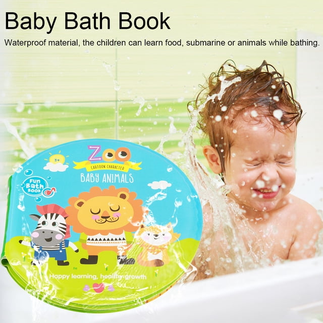 Libro de baño para bebé, baño de agua impermeable para bebé, libro de baño de natación, libro de baño de agua impermeable elaborado con cuidado