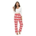 thumbnail image 5 of WBQ Women Flannel Lounge Pants Soft Pajama Pants with Pocket Warm Bottoms Pj Pants Red Tag XXL/US 14, 5 of 8