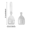 thumbnail image 2 of Portable Folding Spatula Stainless Steel Cookware Utensil For Outdoor Camping Picnic Barbecue, 2 of 8