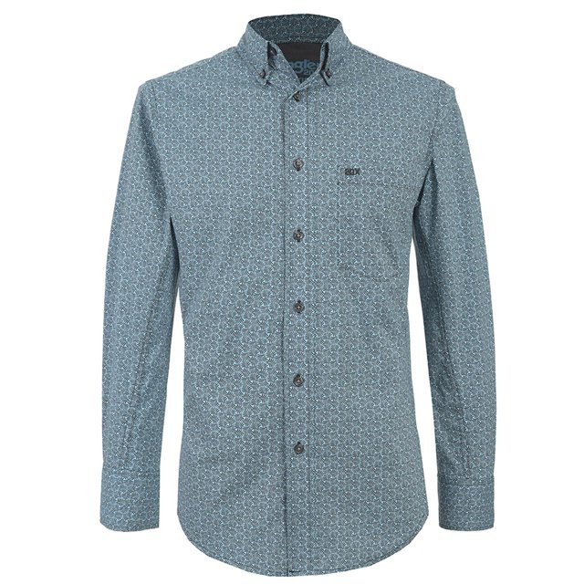 Camisa Vaquera Wrangler Hombre Manga Larga 42B multicolor CH