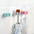 thumbnail image 3 of Punch-Free Mop Double Buckle Creative Non-Trace Bathroom Stick Double Buckle Broom Double Buckle waterproof kitchen hanger, 3 of 7