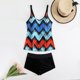 thumbnail image 4 of Traje de baño de 2 piezas para mujer, trajes de baño para mujer, traje de baño de verano de talla grande con estampado, bikini, traje de baño dividido para mujer, traje de baño de poliéster, 4 of 5