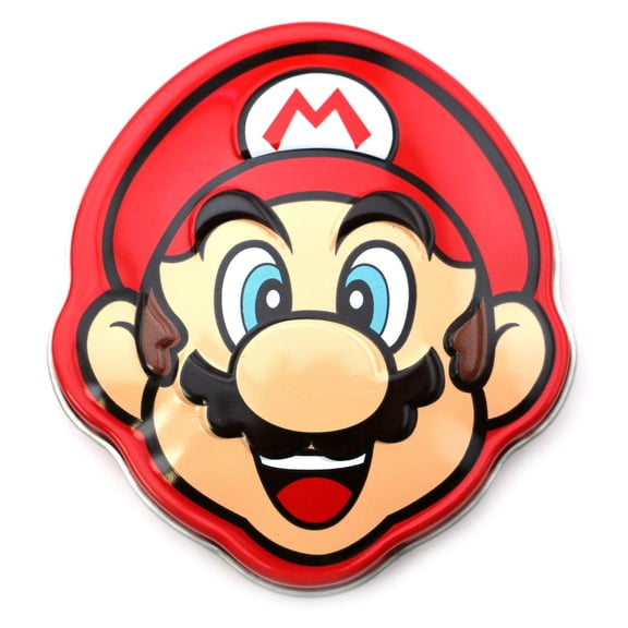 Nintendo Mario Brick Breakin' Fruit Flavored Candy Cherry Flavor 1-Count 1 Tin