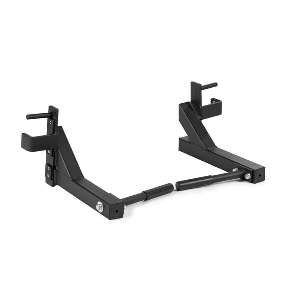 Titan Fitness T-3 Series Dip Bars, J-Hook Style Rack Mounted Dip Attachment, 880 LB Capacity, Fits 2” X 3” Tubular Steel