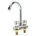 thumbnail image 3 of Grifo de lavabo con manija, grifo de baño de 2 manijas Grifo de lavabo de baño Grifo de baño con manija central Respuesta rápida, 3 of 12