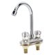 thumbnail image 2 of Grifo de baño de 2 manijas, juego central de agua caliente con ahorro de agua, grifo de baño para cocinas, lavabo de baño, 2 of 10