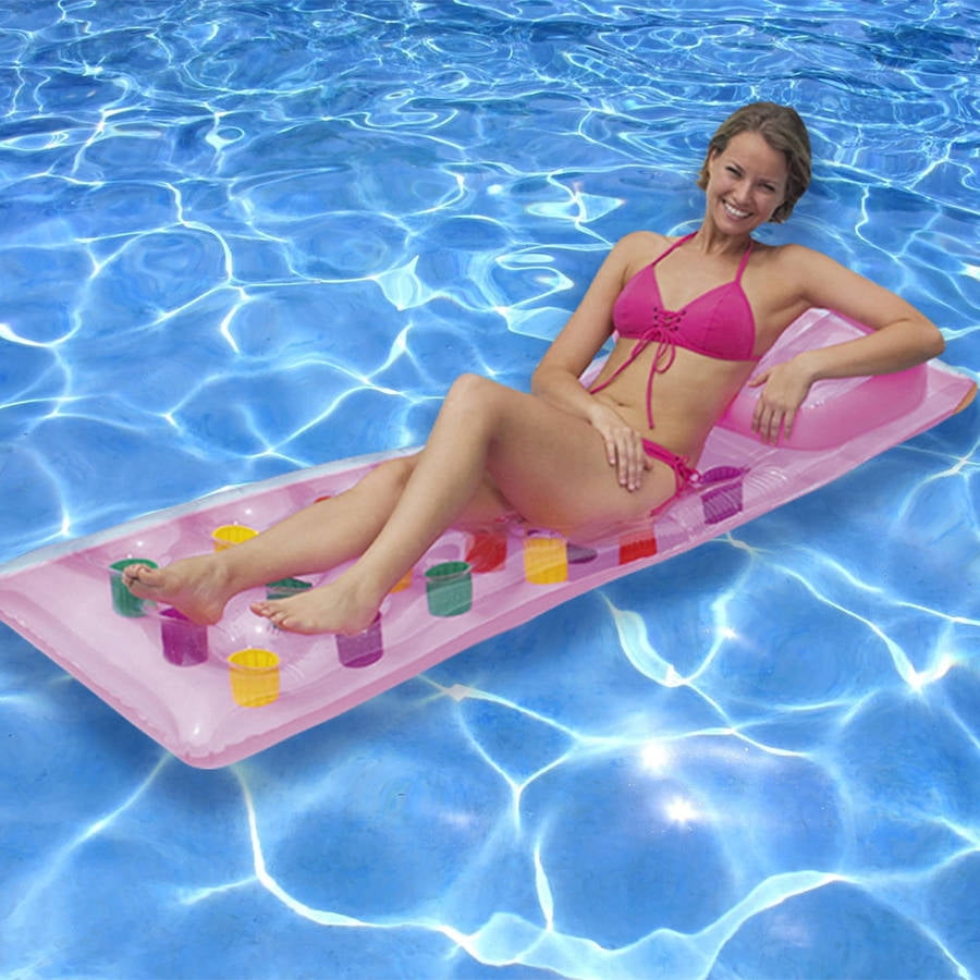 Details about / Pool Float Inflatable Lounger Chair Lounge Mattress