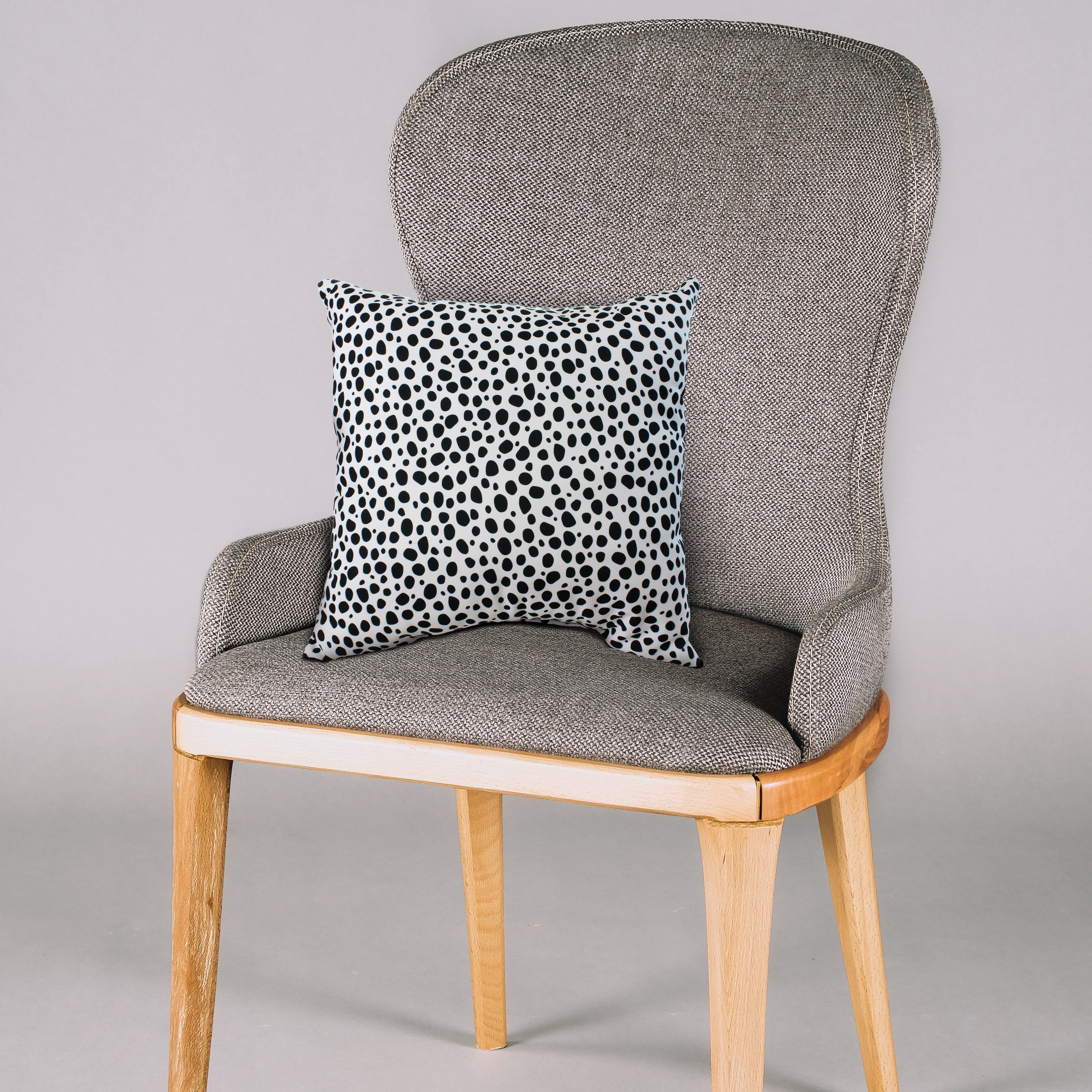 Everything Comfy Cheetah Print Decorative Throw Pillow, 16x16 Inch, White,