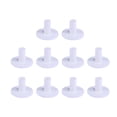 thumbnail image 1 of y 10 Pcs Tapis en Caoutchouc pour Pratique Intérieure Extérieure Accessoires (Blanc), 1 of 5