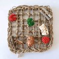 thumbnail image 1 of Red de escalada para loros, jaula para masticar, hamaca, cuerda colgante, pájaros, loros, juguetes para periquitos, guacamayos, s, animales Colco Juguetes para pájaros y loros, 1 of 8
