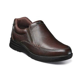 Men\'s Sz 8 Nunn Bush Centro Flex Plain Toe Oxford Dress Shoes Cognac 84982-221 Men main image 4