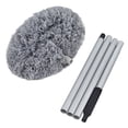 thumbnail image 3 of Tnarru Microfiber Feather Duster for High Ceilings, Household Washable Long Feather Duster with Extension Rod, Extendable Air Conditioner Feather Duster Gray Splicing, 3 of 8