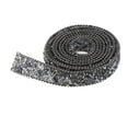 thumbnail image 4 of EHJRE 1yard Diamond Rhinestone Ribbon Crystal Beaded Trim Clothes Applique 1.5cm Blue, 4 of 6