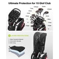 thumbnail image 3 of Bolsa para carrito de golf Vancropak, divisor de 15 posiciones con puerto de carga USB, 3 of 9