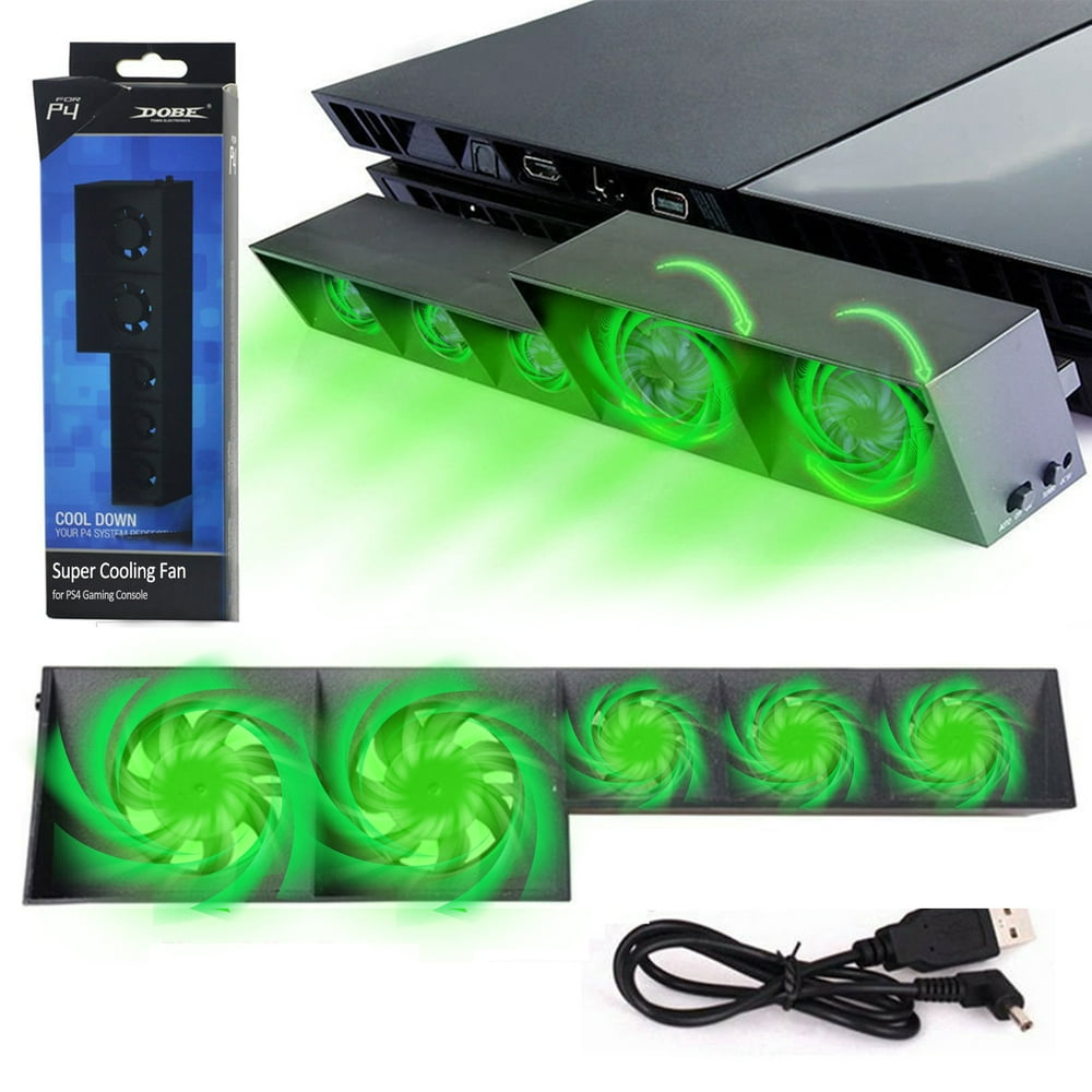 USB Cooling Fan Cooler fit for Playstation 4 PS4, TSV External Turbo