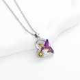 thumbnail image 5 of Hummingbird Urn Necklace for Ashes Heart with Sunflower / Hummingbird Cremation Jewelry Remembrance Gift for Loss Memorial Gift for Female Women, 5 of 9