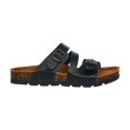 thumbnail image 2 of Sandalias Mujer Plataforma Baja Tipo Piel Hebillas Ajustables negro 25 Gosh 052D2R, 2 of 7