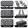 thumbnail image 3 of Teacher Tote Bag,Dachshund Teacher Utility Tote Bag,Large Work Tote Bags for Women with Multiple Pockets,Top Zipper Closure,13.8x10.6x6.7 Inch, 3 of 5