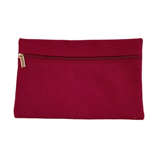 Bolsillo cosido con cremallera, ligero y fácil de instalar, para mayor seguridad y protección. Rojo oscuro