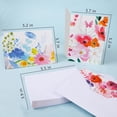 thumbnail image 3 of 48 Pack Blank Cards and Envelopes, Watercolor Flowers Greeting Cards, for All Occasion, 3 of 3