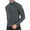 Dark Gray, variant on Bcfgryg Male Autumn And Winter Half Turtleneck Zipper Sweater Long Sleeve Sweater Sweater Casual Pullover Mens Cardigans Black L
