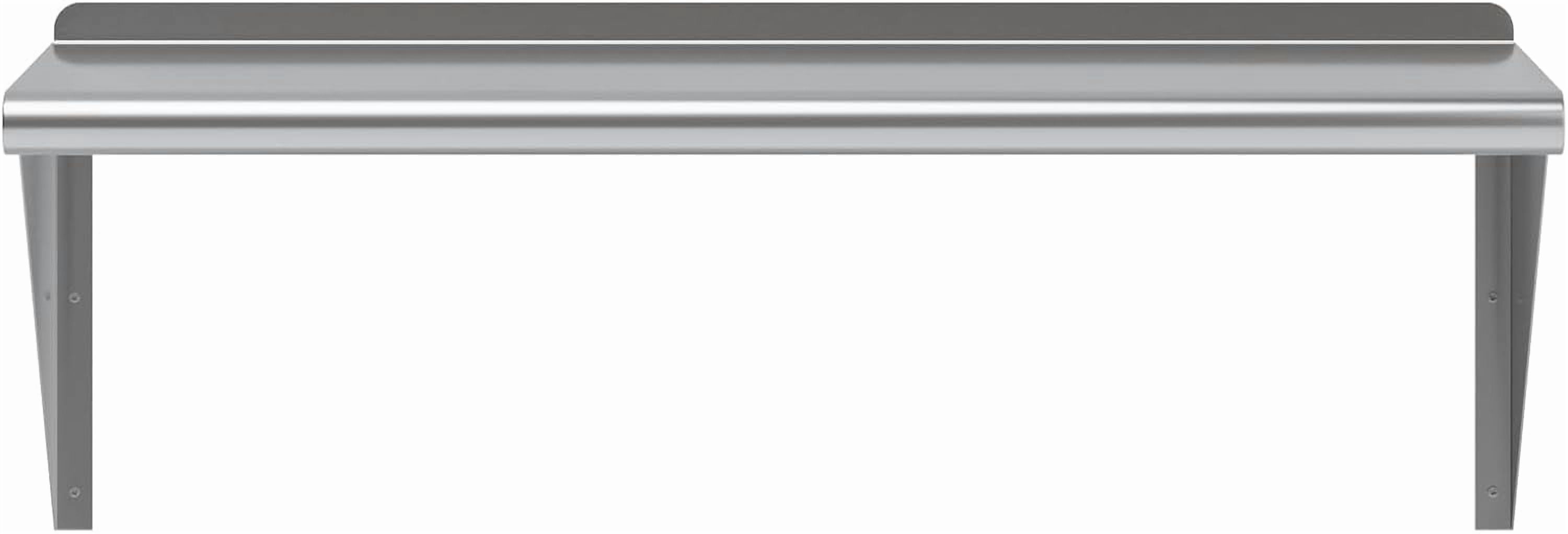 Happyyeah 36" Long X 14" Deep Stainless Steel Wall Shelf | NSF Certified | Appliance & Equipment Metal Shelving | Kitchen, Restaurant, Garage, Laundry, Utility Room