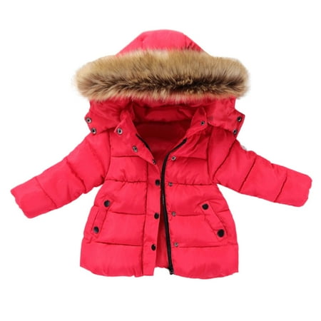 

Kids Jackets for Girls Boys Winter Child Solid Color Hoodie Zipper Coats Keep Warm Jacket Clothes