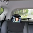 thumbnail image 2 of Jolly Jumper Driver’s Baby Mirror | Shatter-Resistant Convex Rear-Facing Car Seat Mirror | Adjustable Straps, Wide-Angle View, 2 of 4