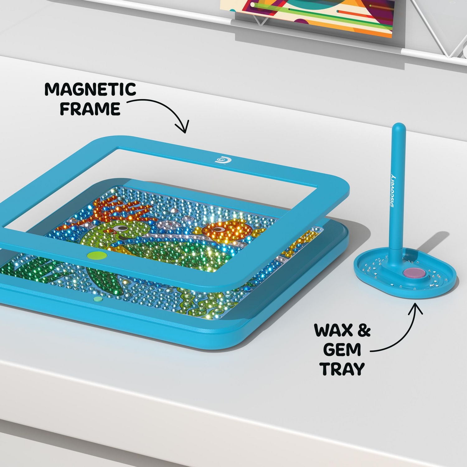 Discovery™ Dazzle Art Light-Up Diamond Painting Kit, Diamond Painting Kit