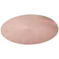 thumbnail image 2 of Colonial Mills Rug WL20R072X072 Bristol - Blush Pink 6 ft. round Braided Rug, 2 of 2