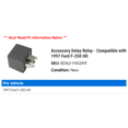 thumbnail image 2 of Accessory Delay Relay - Compatible with 1997 Ford F-250 HD, 2 of 2