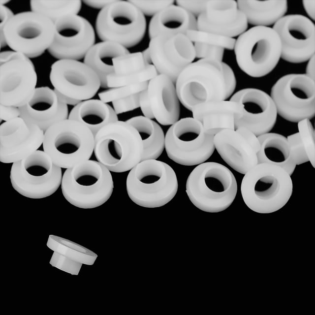 Transistor Washer, Insulated Plastic Spacer Bushing Washers, Insulation, Anti , 100pcs, for Locking Transistors, Crystal Power Tubes, Diodes and Heat Dissipation