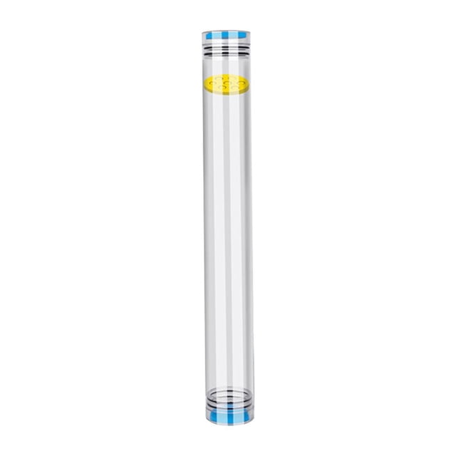 Tubo de flotador de pesca transparente, tubo de flotador extra resistente de 40/50CM (azul, 40CM)