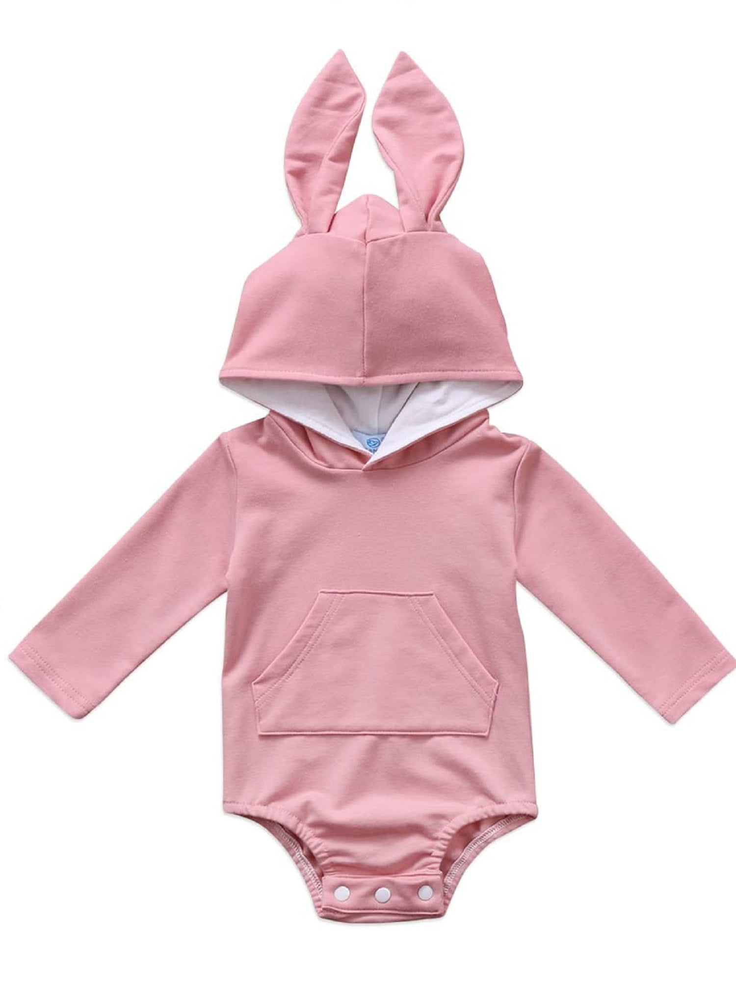 Infant Magical Rabbit Long Sleeve Romper Onesie Bodysuit Jumpsuit