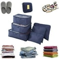 thumbnail image 4 of Travel Luggage Storage Bag 6-piece Set, Multi-color Quilt Storage Suitcase, 4 of 5