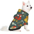 thumbnail image 2 of Fotbe Cute Animal Forest Sudadera con Estampado para Perros Pequeños – Suéter con Capucha para Mascotas, Tela Suave de Forro Polar con Bolsillo-XX-Large, 2 of 7