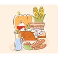 thumbnail image 2 of CafePress - Snoopy Thanksgiving Dinner - Non-slip Rubber Mousepad, Gaming Mouse Pad, 2 of 5