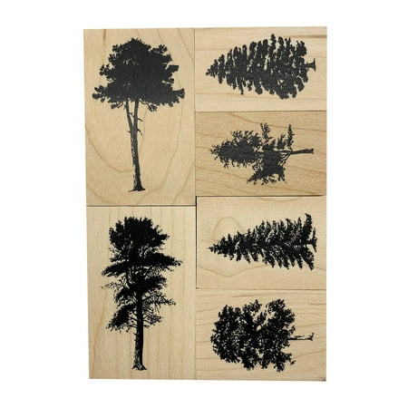 UPC: 0191518409123 | Trees Wood Stamp Set by Recollections™
