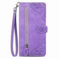 thumbnail image 2 of for Samsung Galaxy A13 5G 6.5 inch Case, Wallet for Women Men, Durable PU Leather Magnetic Flip Lanyard Strap Wristlet Zipper Card Holder Wallet Phone Case for Samsung Galaxy A13 5G, 2 of 10