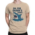 thumbnail image 2 of Oh, For Shark's Sake Humor Design Men's T-shirt, 2 of 3
