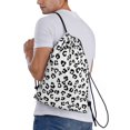 thumbnail image 3 of Drawstring Backpack - African Leopard style Splash Proof Small Drawstring Gym Bag for Women Men, Cinch Sports String Bag Backpack for Travel Swimming Beach, 3 of 8