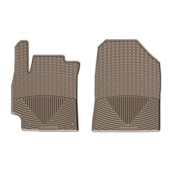 WeatherTech All-Weather Floor Mats compatible with 2017-2020 Hyundai Elantra - 1st Row (Driver & Passenger), Tan