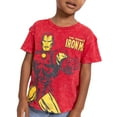 thumbnail image 2 of Marvel Iron Man Toddler Boys Graphic Tee with Short Sleeves, Sizes 12M-5T, 2 of 5