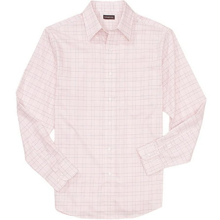 George - Big Men's Rosy Glen Plaid Dress Shirt