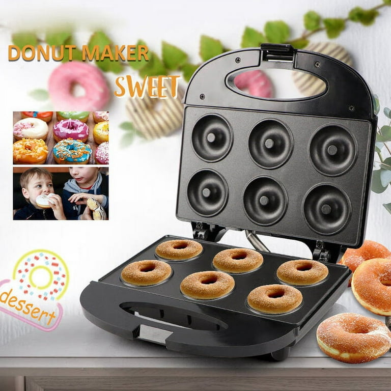  Mini Pancakes Maker, Mini Donut Maker Machine for Breakfast,  Snacks, Desserts & More With Non-stick Surface, Cake Machine, Double-Sided  Heating Makes 16 Doughnuts (black New): Home & Kitchen