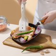 thumbnail image 3 of Espátula de silicona Perfect Alley Kitchen Supplies, espátula para freír con espátula para carne, espátula para freír, utensilios de cocina anti-escaldaduras, espátula resistente a altas, 3 of 7